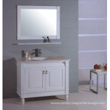 White Wooden Bathroom Cabinet (B-311)